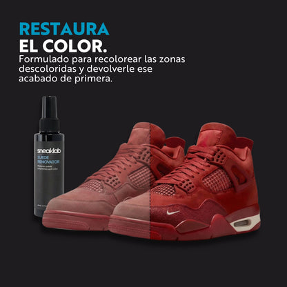 Kit limpieza espuma + kit suede