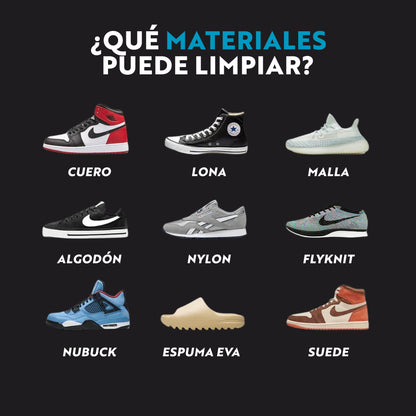 Kit limpieza espuma + kit suede