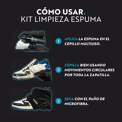 Kit limpieza espuma
