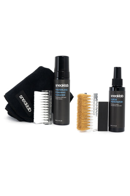 Kit limpieza espuma + kit suede