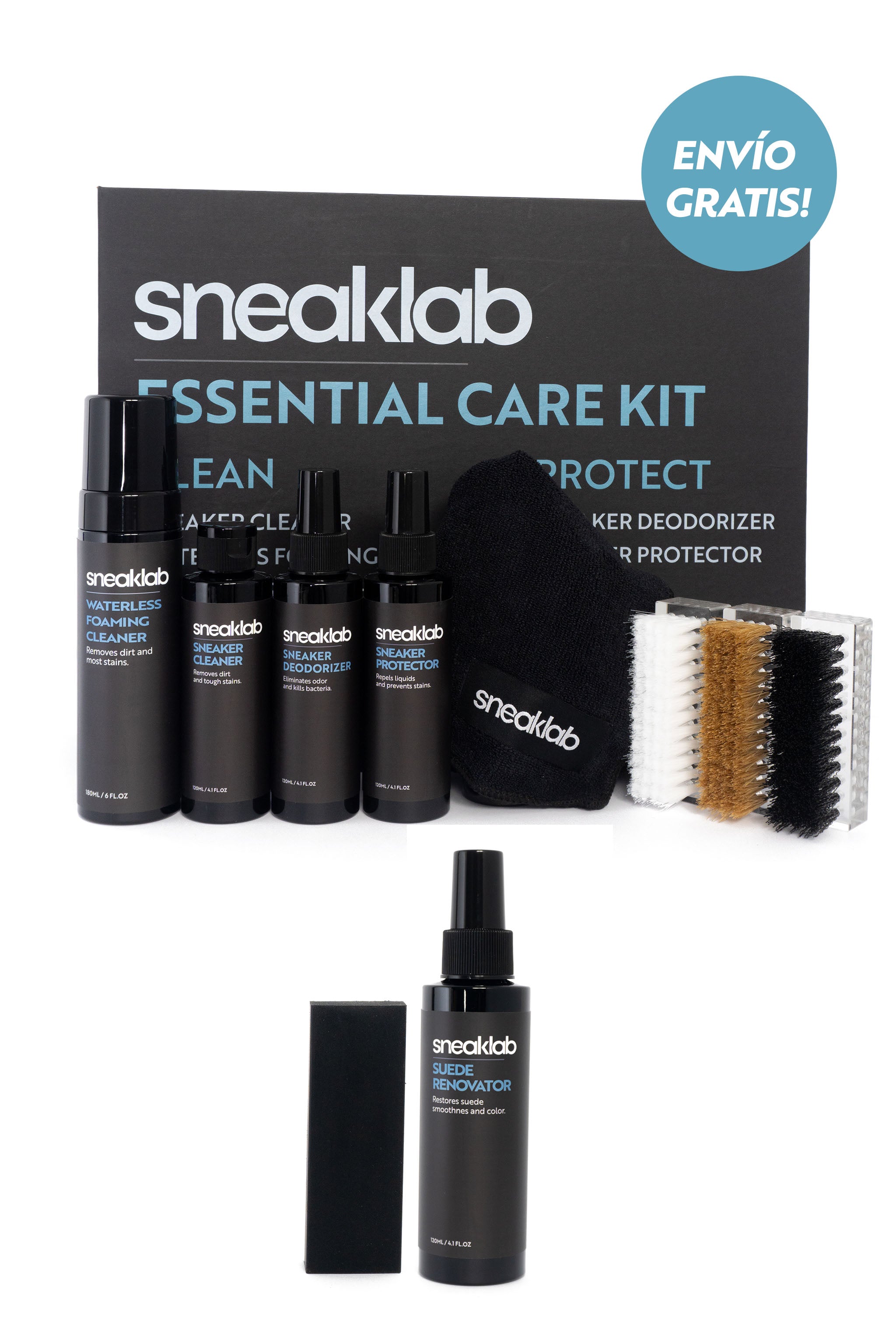 Kit cuidado completo + Kit suede + Envío gratis