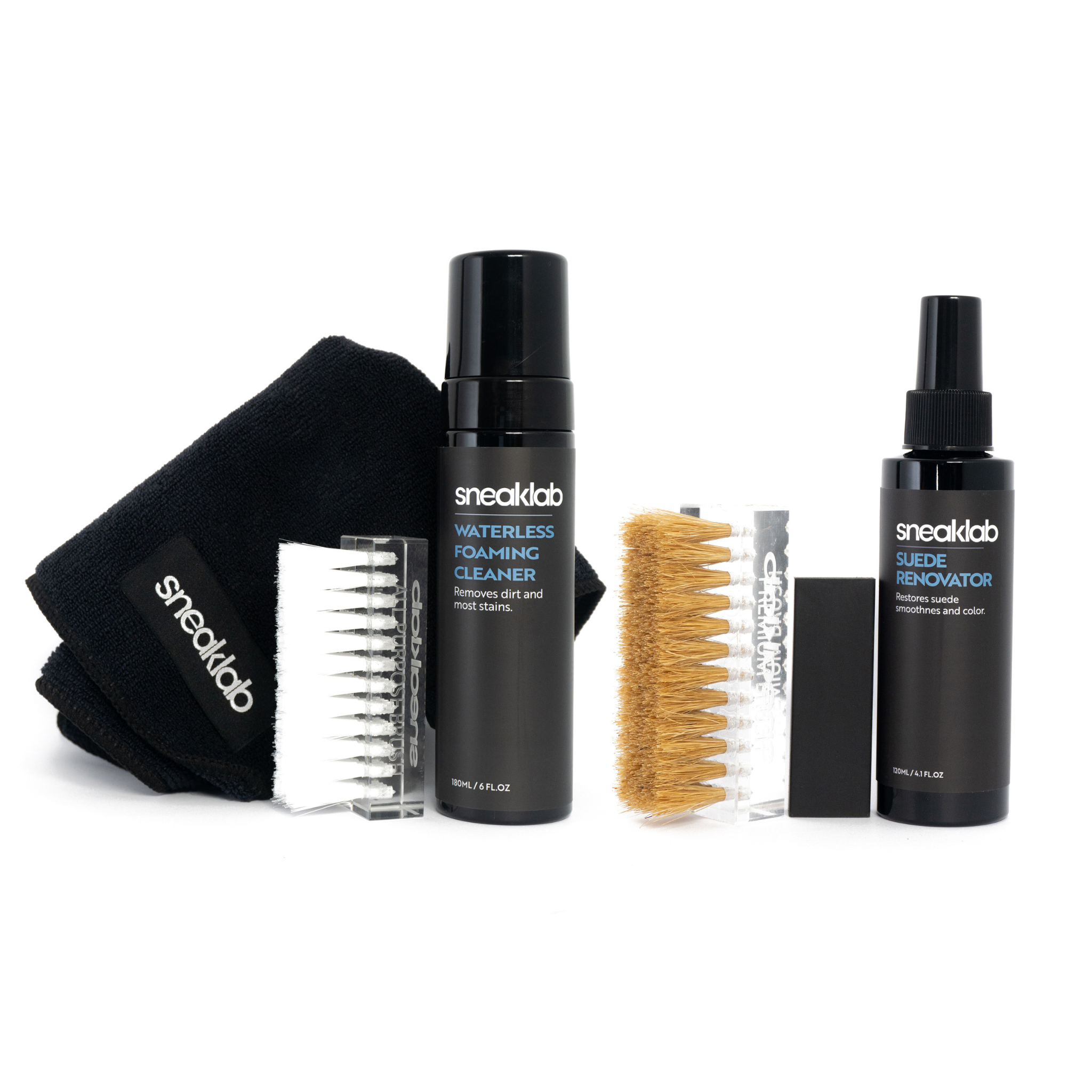 Kit limpieza espuma + kit suede